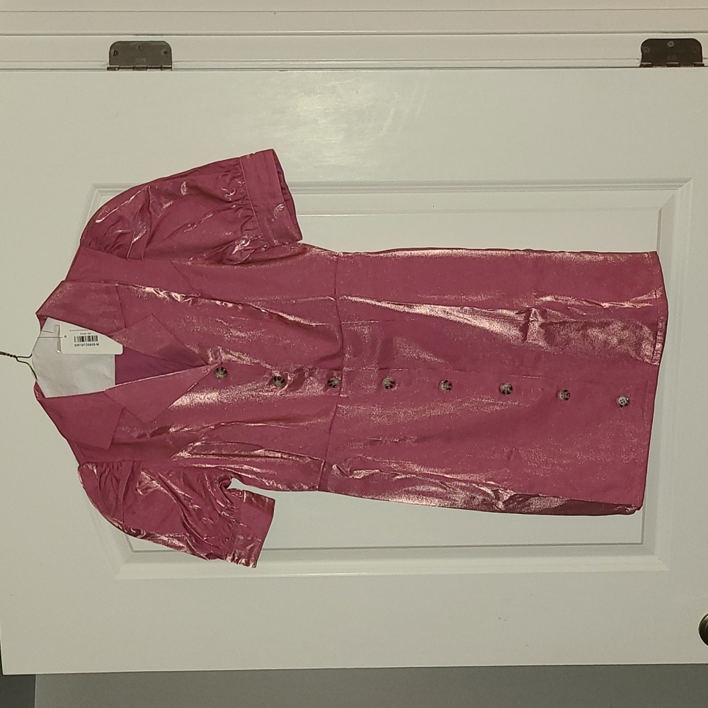 Fate pink metallic dress M